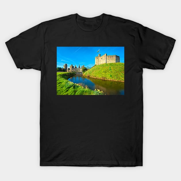 Cardiff Castle#5 T-Shirt by RJDowns